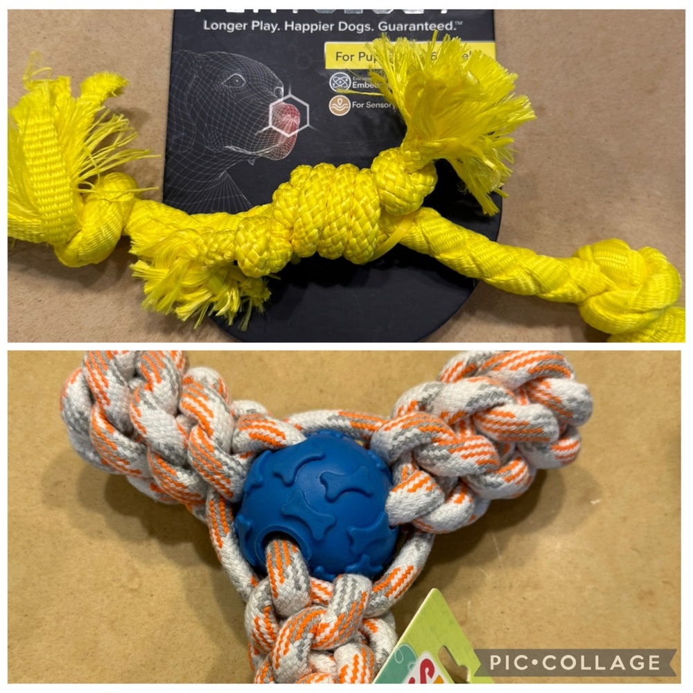 Dog Toys Playology Snugarooz Chew Fetch Toys Bundle of 2 NWT